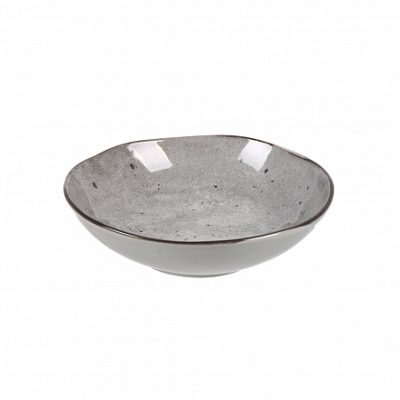 STONE тарелка суповая 20см серый (DOMENIK)  арт.DMD043