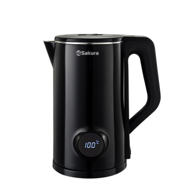 Чайник SA-2190DBK (1.8) LCD дисплей, диск, черный