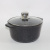 Кастрюля 3л АП "Granit Perfection black",со стекл. крышкой