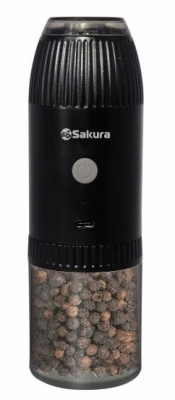 Перцемолка SA-6672BK гравитац аккум Li-Lon USB