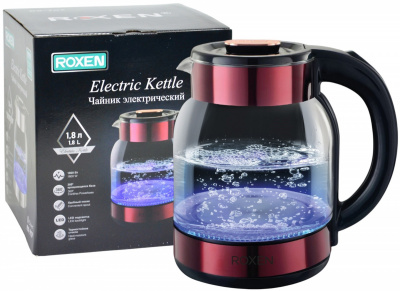 Чайник эл. ROXEN RX-707 Red 1800Вт. 1,8л. (12)
