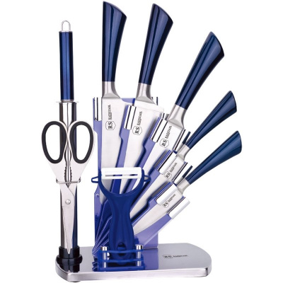 Ножи 9 предм. 8005-09RS/KN  синие ручки