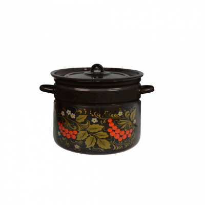 Кастрюля 9,0л с рис. Рябина черн. (2)