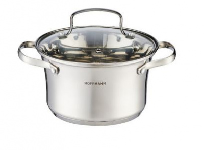 Кастрюля 7,6л HM 54228/ (28см) нерж., 5-ти слойн. капс. дно, индукция