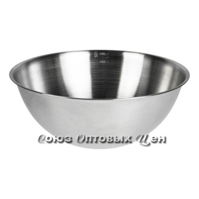 Миска d27см мерная шкала 3,0л металл 1154А 