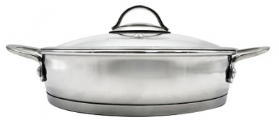Сковорода 1,5л/ d220 стекл.кр, 2 ручки, ТРС (6) "Магритт"