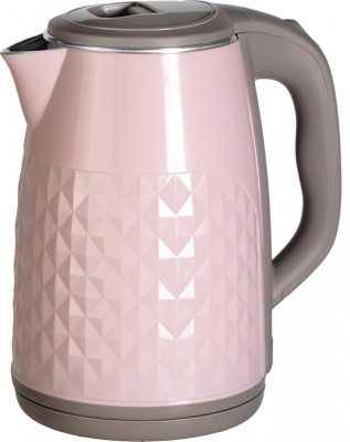 Чайник 2,5л 1800Вт MAX-1012 розовый (12)