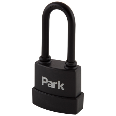 Замок навесной с длинной дужкой, механизм-латунь, 3 кл. Park P-0245-01