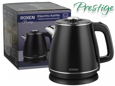 Чайник эл. ROXEN RX-222 Black 1800Вт. 1,8л. (12)