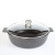 Жаровня 5л АП "Granit Perfection  black gold",со стекл. крышкой (5)