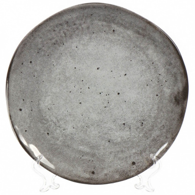 STONE тарелка обеденная 26см серый (DOMENIK)  арт.DMD041