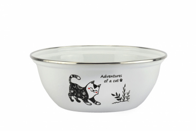 Миска 2,5л, 01-0311/4-Коты (14)