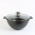 Казан для плова 4л АП "Granit Perfection black gold",со стекл. крышкой (4)