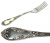 Вилка столовая Посольская чернение М-18 (12/360)