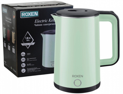 Чайник эл. ROXEN RX-201 Mint 1500Вт. 1,8л. (12)