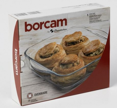 Форма прямоуг. с ручками 1.95л/ 256х220х60мм без крышки Borcam