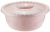 Миска 3,0л d25см с крышкой чайная роза (35) М 1316 