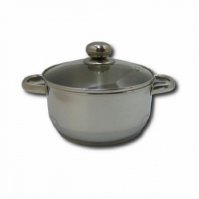 Кастрюля 1,0л стекл.кр., 2 объемн.ручки /d160мм ТРС-3 (8) 