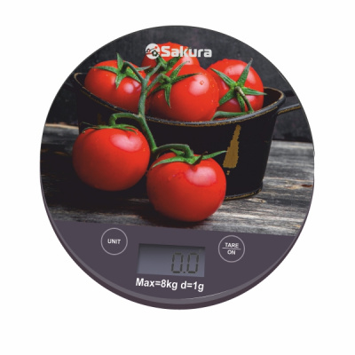 Весы кухонные электроные  8кг (помидоры) SA-6076T