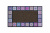 Коврик придверный MOSAIC QUADRO фиолет.76х45см